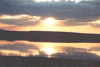 Zonsondergang bij Sterkfontyn dam